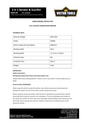 Victor Tools H466 OR Instructions For Use Manual
