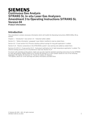 Siemens SITRANS SL Operating Instructions Manual