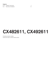 Gaggenau CX482611 Installation Instructions Manual