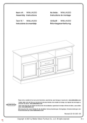 Walker Edison W58LUK2DD Assembly Instructions Manual