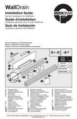 QUICKDRAIN USA WallDrain Installation Manual