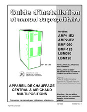 Dettson AMP2-IE2 Installation Instructions And Homeowner's Manual