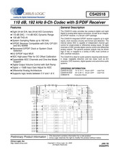 Cirrus Logic CS42518-DQZ Manual