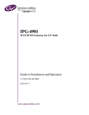 Belden IPG-4901 Manual To Installation And Operation