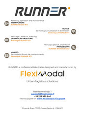 FlexiModal RUNNER RT1 Assembly, Operation And Maintenance Instructions