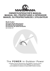 Maruyama M30QC-S Owner's Manual