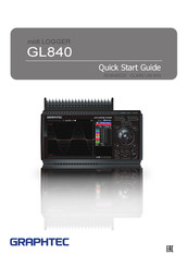 Graphtec GL840 Quick Start Manual