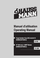 Haussmann GGT520U.1 Operating Manual