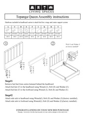 Living Spaces Topanga Queen Assembly Instructions