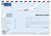 Airigami Papier Avion Boeing 737-600 Quick Manual