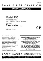 Baxi 755 Installer's Manual