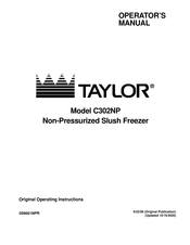 Taylor C302NP Operator's Manual