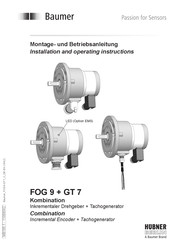 Baumer Hubner FOG 9 + GT 7 Installation And Operating Instructions Manual