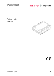 Pfeiffer Vacuum OHA 200 Operating Instructions Manual