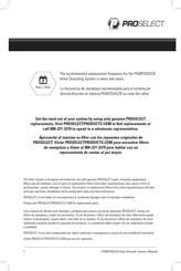 ProSelect PSWFDSAS20 Owner's Manual