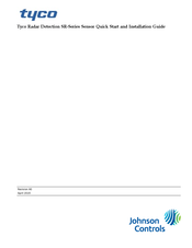 Johnson Controls Tyco SR Series Quick Start And Installation Manual