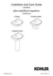 Kohler K-18564X Installation And Care Manual