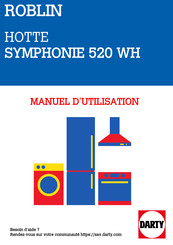 DARTY ROBLIN 520 WH Instructions For Installation And Use Manual