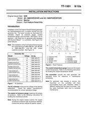 Kohler 125EOZD Installation Instructions Manual