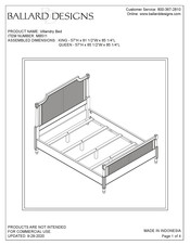 Ballard Designs Villandry MB511 Instruction Manual