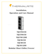 Everidge Thermalrite TQCM450 Installation, Operation And Care Manual