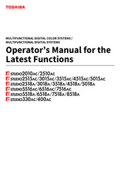 Toshiba E-STUDIO2010AC Operator's Manual
