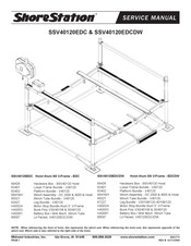 ShoreStation SSV40120EDCDW Service Manual