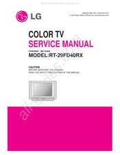 LG RT-29FD40RX Service Manual