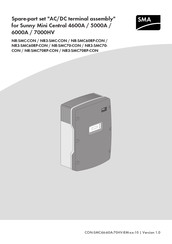 SMA NR-SMC-CON Replacement Manual