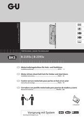 G-U BKS B-2393 Series Installation Instructions Manual