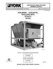 York YCAL0287E Series Installation Operation & Maintenance