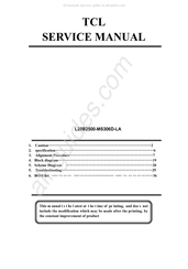TCL L28B2500-MS306D-LA Service Manual