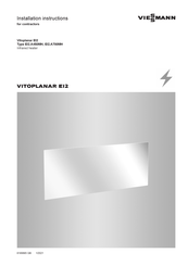 Viessmann EI2.A700MH Installation Instructions Manual