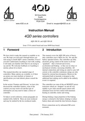 4qd 4QD Series Instruction Manual