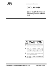 Fuji Electric OPC-LM1-PS1 Instruction Manual