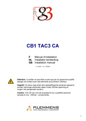 P.LEMMENS CB1 TAC3 CA Installation Manual