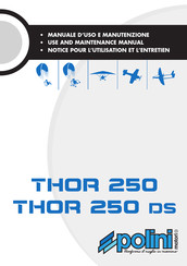 Polini THOR 250 ds Use And Maintenance Manual