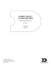 Daktronics GENERIC GALAXY AF-6300 Series Manual