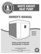 White Knight WK52A Owner's Manual