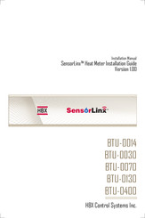 HBX SensorLinx BTU-0030 Installation Manual