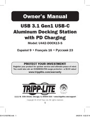 Tripp Lite U442-DOCK13-S Owner's Manual