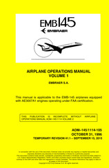 Embraer EMB145 Operation Manual