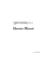 Cutera GenesisPlus Operator's Manual