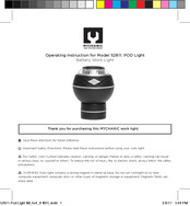 Mychanic POD light Operating	 Instruction