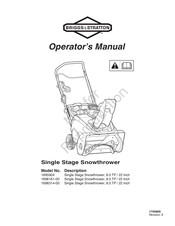 Briggs & Stratton 1696314-00 Operator's Manual