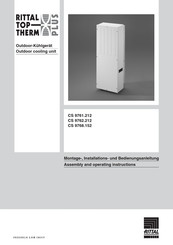 Rittal CS 9762.212 Assembly And Operating Instructions Manual