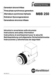 MarelliMotori M8B 250 Instructions And Safety Information