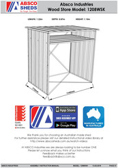 Absco Industries 1208WSK Manual