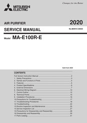 Mitsubishi Electric MA-E100R-E Service Manual