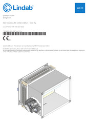 Lindab RECTANGULAR Series Installation Booklet